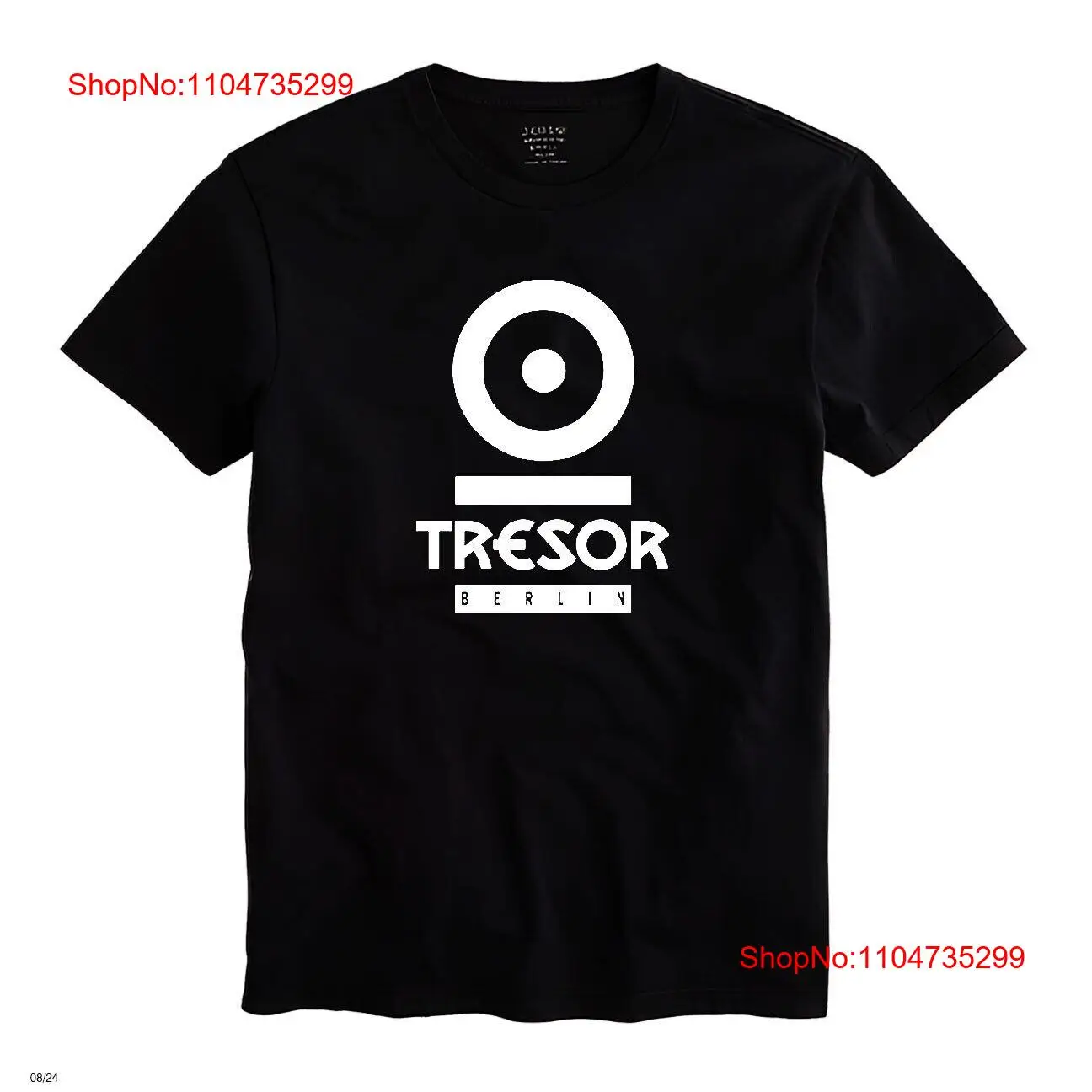 Vintage Fashion Jersey - T shirt Tresor Berlin Men Black