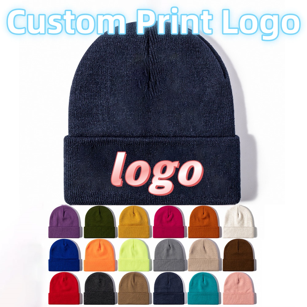 Vintage Outdoor Fashion - Customized Printed Logo Solid Color Men's