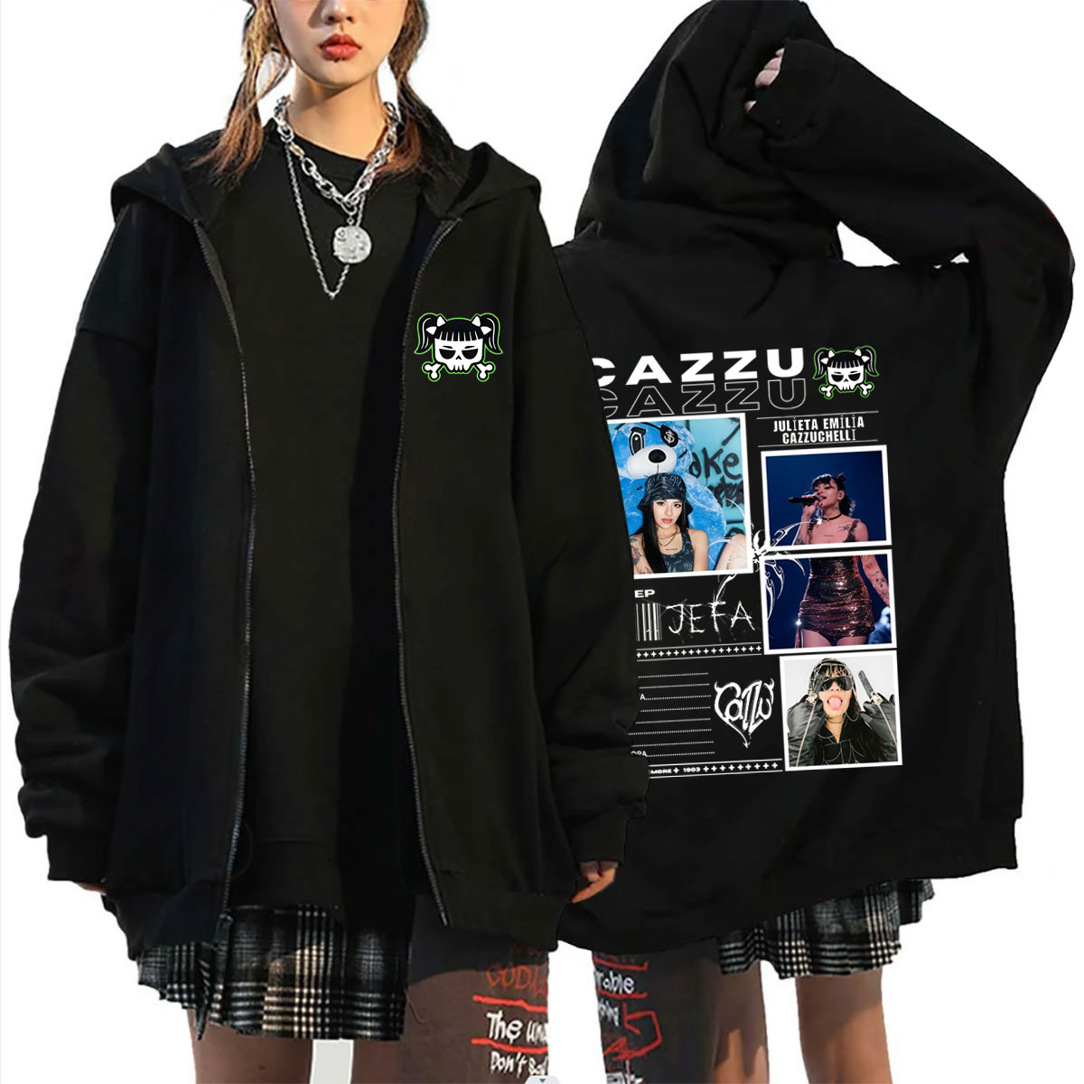 Hot Sale Latin Trap Cazzu Zipp - огляд і ціна Vintage Fashion Pop Up