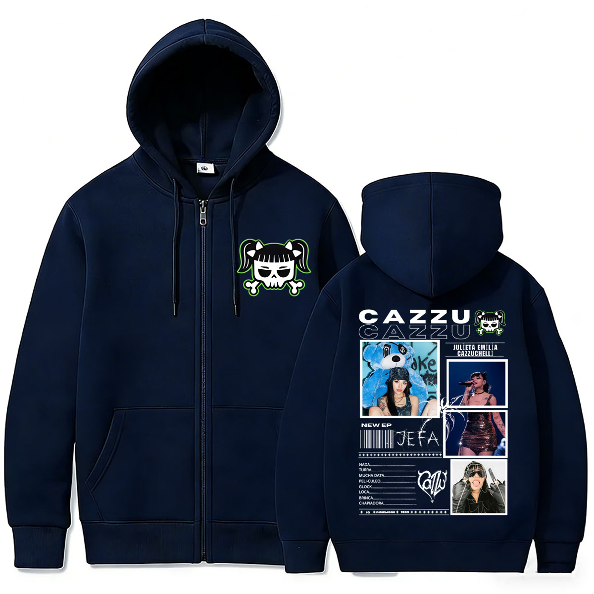 Hot Sale Latin Trap Cazzu Zipp - огляд і ціна Vintage Fashion Pop Up