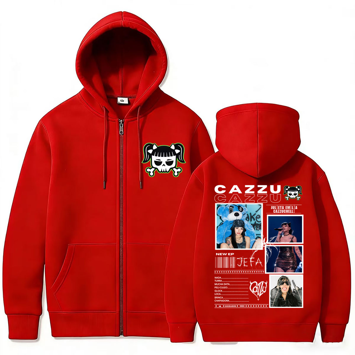 Hot Sale Latin Trap Cazzu Zipp - огляд і ціна Vintage Fashion Pop Up