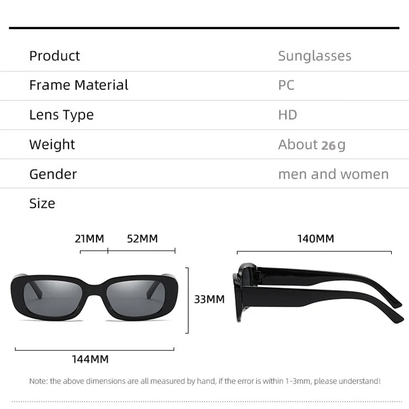 Vintage Small Square Sunglasse - огляд і ціна Vintage Outdoor Fashion