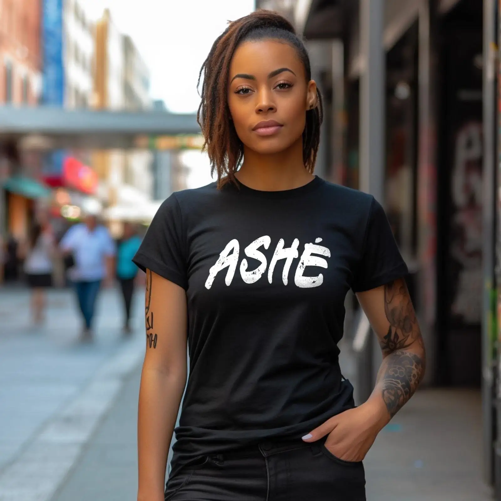 Ashe T Shirt Orishas Goddess I - огляд і ціна Vintage Yoruba Fashion