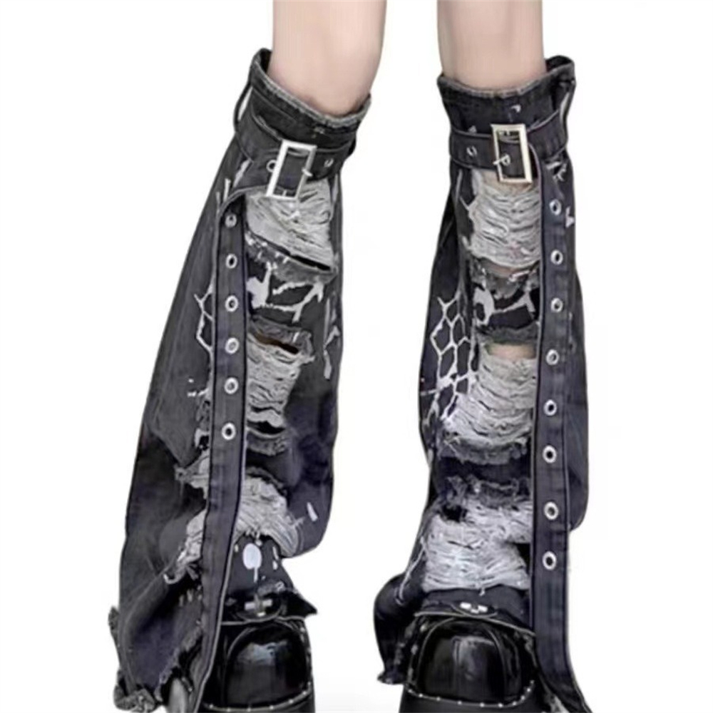 Fashion Buckle Belt Leg Warmer - огляд і ціна Z Vintage Fashion