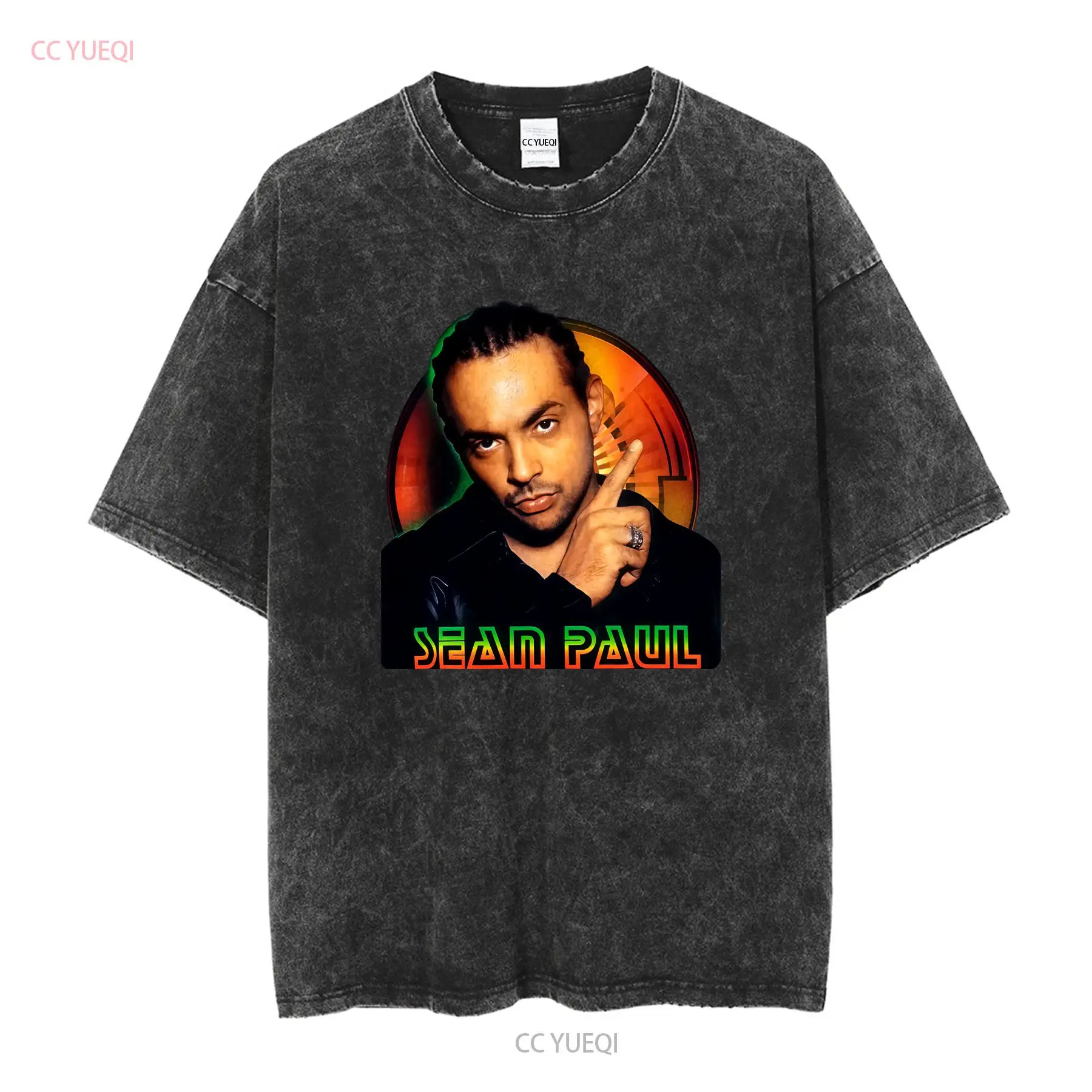 RAPPER Sean Paul black T shirt - огляд і ціна Vintage Fashion Jersey