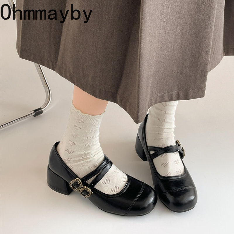 Vintage Thick Heel Women Mary  - огляд і ціна Vintage Outdoor Fashion
