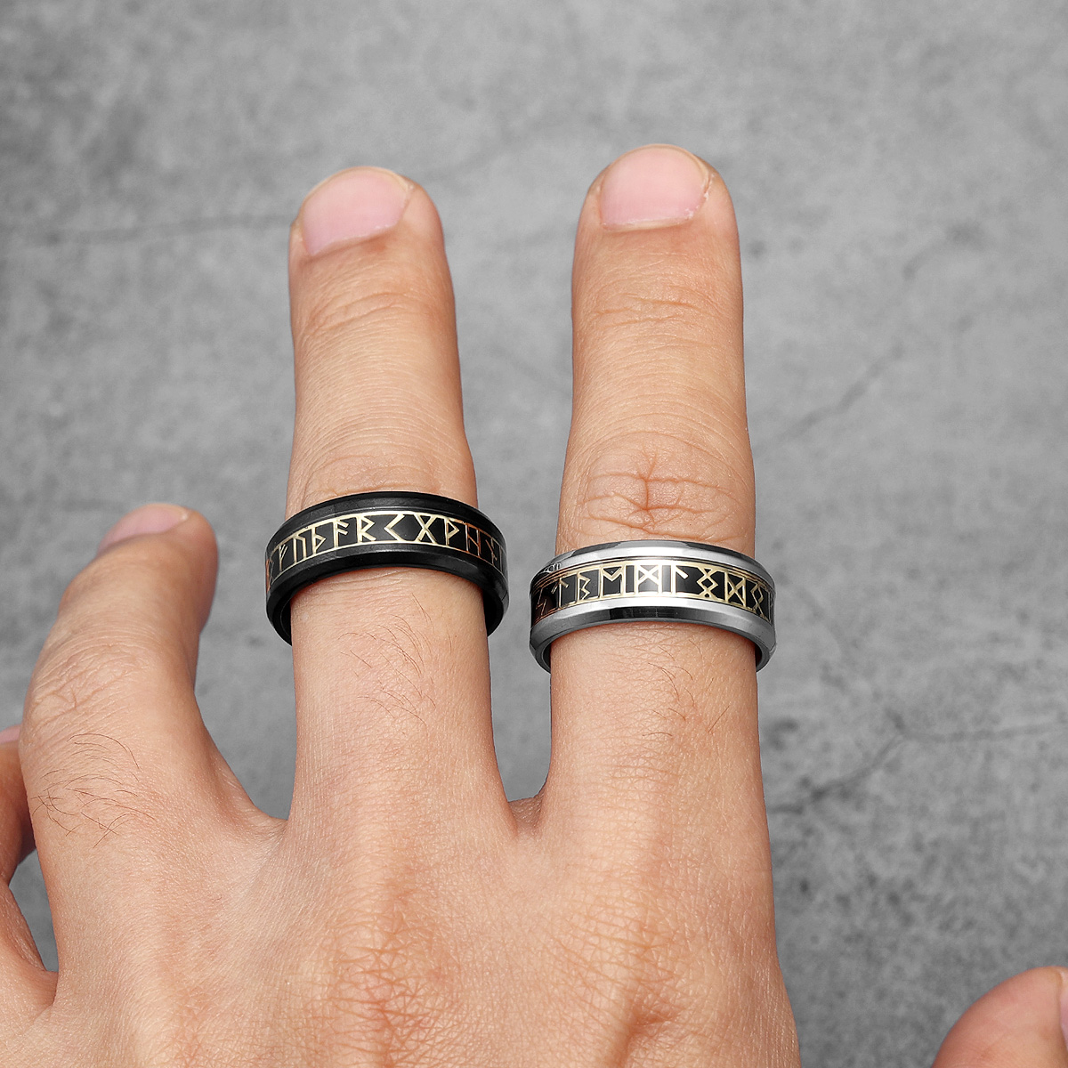 Viking Elder Futhark Rune Band - огляд і ціна Vintage Fashion Newtown