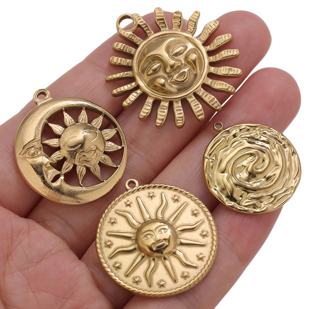 5pcs PVD Gold Charms Stainless - огляд і ціна Vintage Fashion Stores