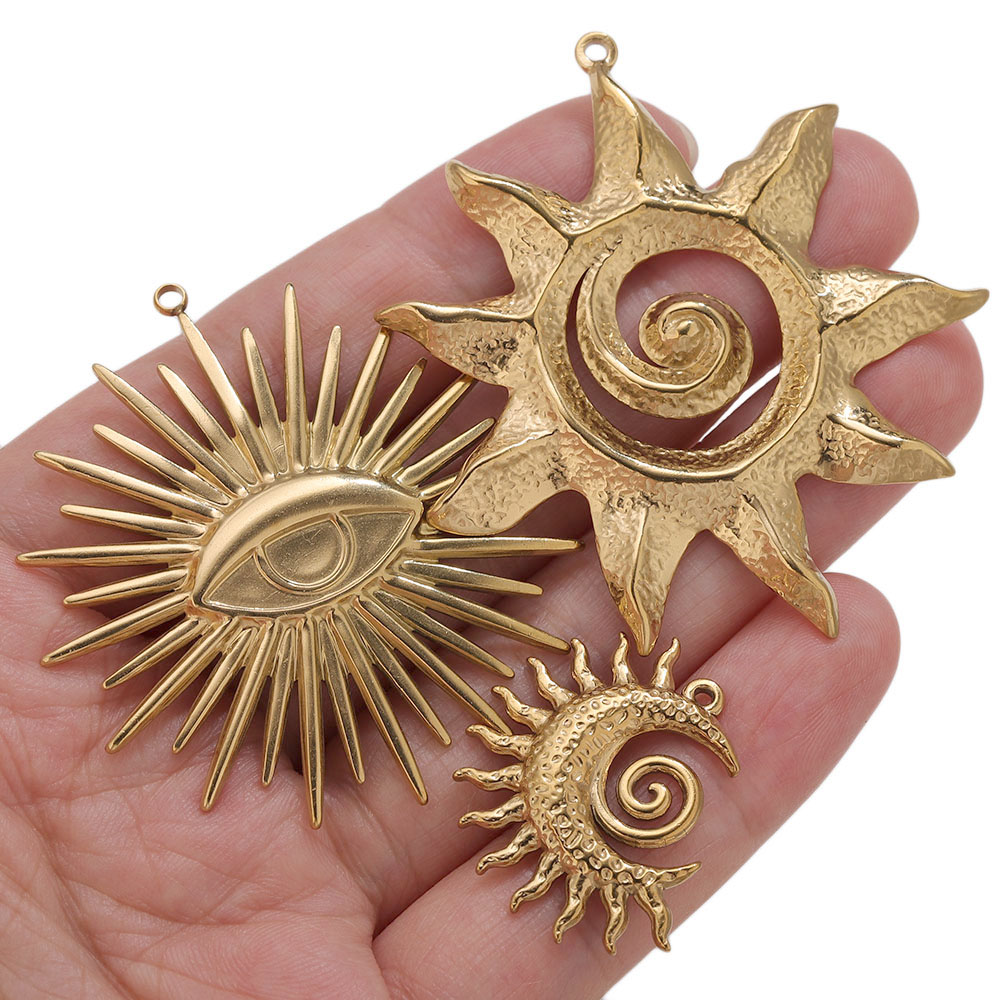 5pcs PVD Gold Charms Stainless - огляд і ціна Vintage Fashion Stores