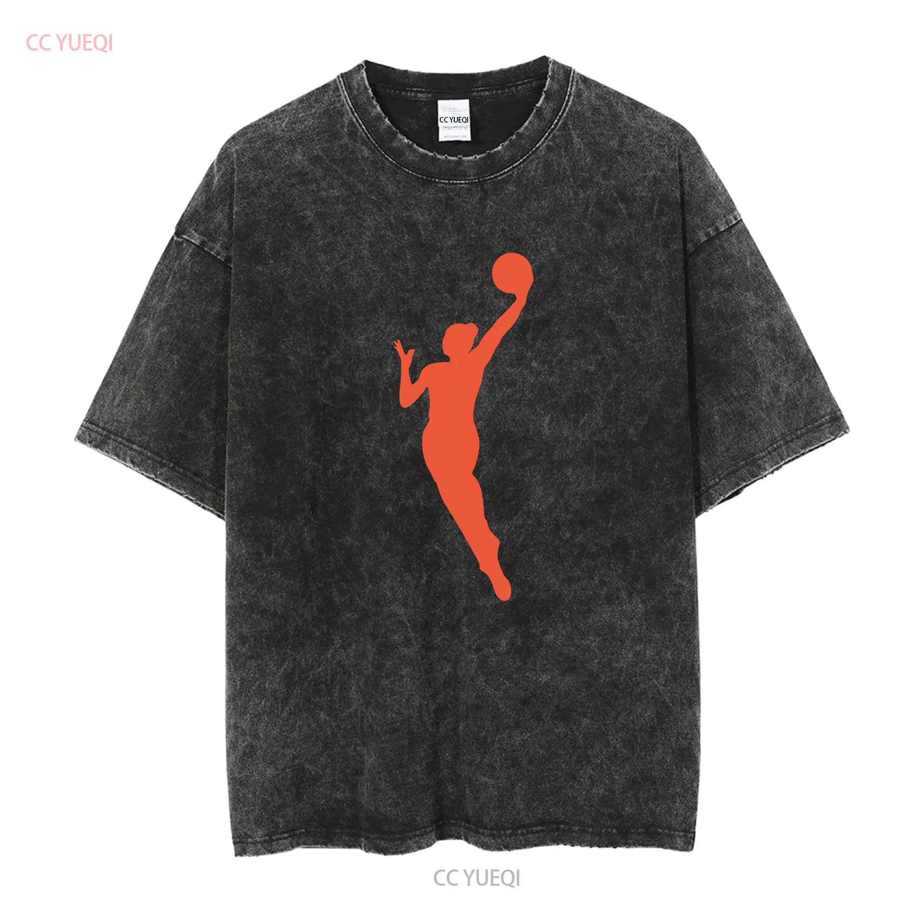 Heavy Cotton T Shirt WNBA oran - огляд і ціна Vintage Fashion Jersey