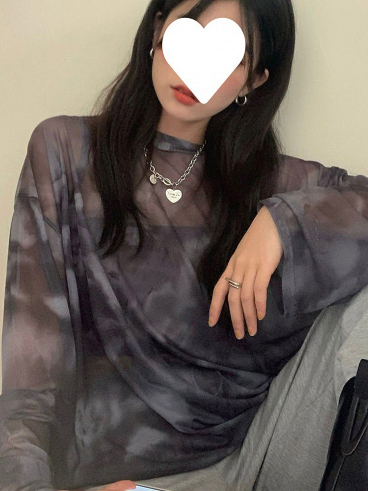 T-shirt Women Tie Dye Long Sle - огляд і ціна Tie Dye Shirt Vintage
