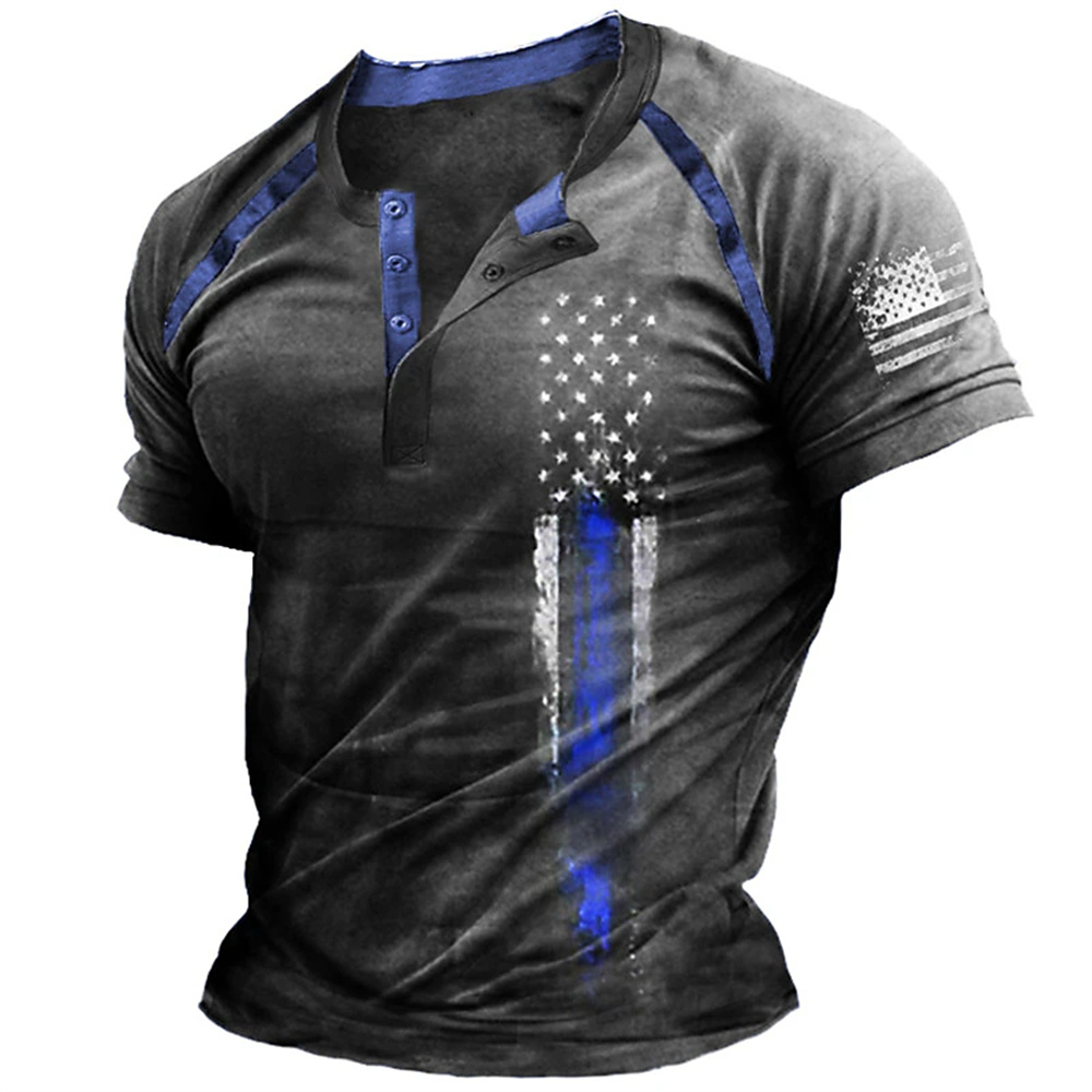 Funny 3D American Flag Print M - огляд і ціна Vintage Fashion Stores