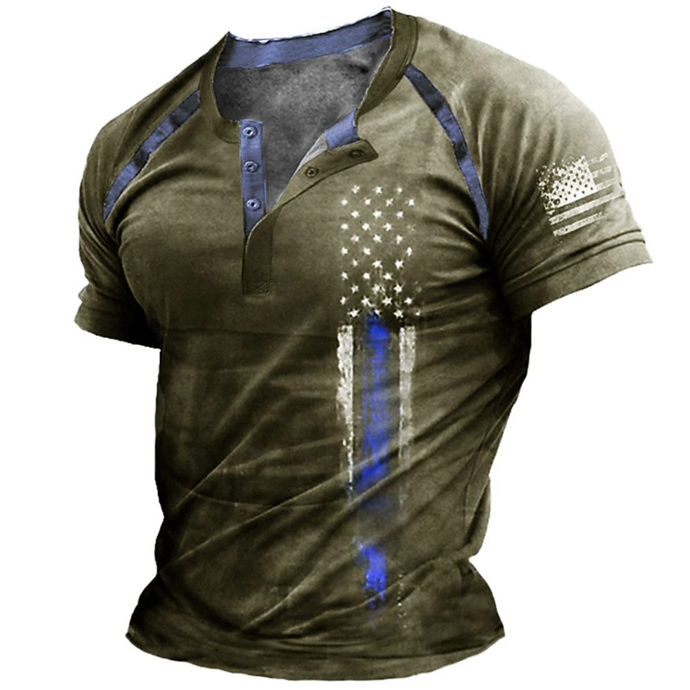Funny 3D American Flag Print M - огляд і ціна Vintage Fashion Stores