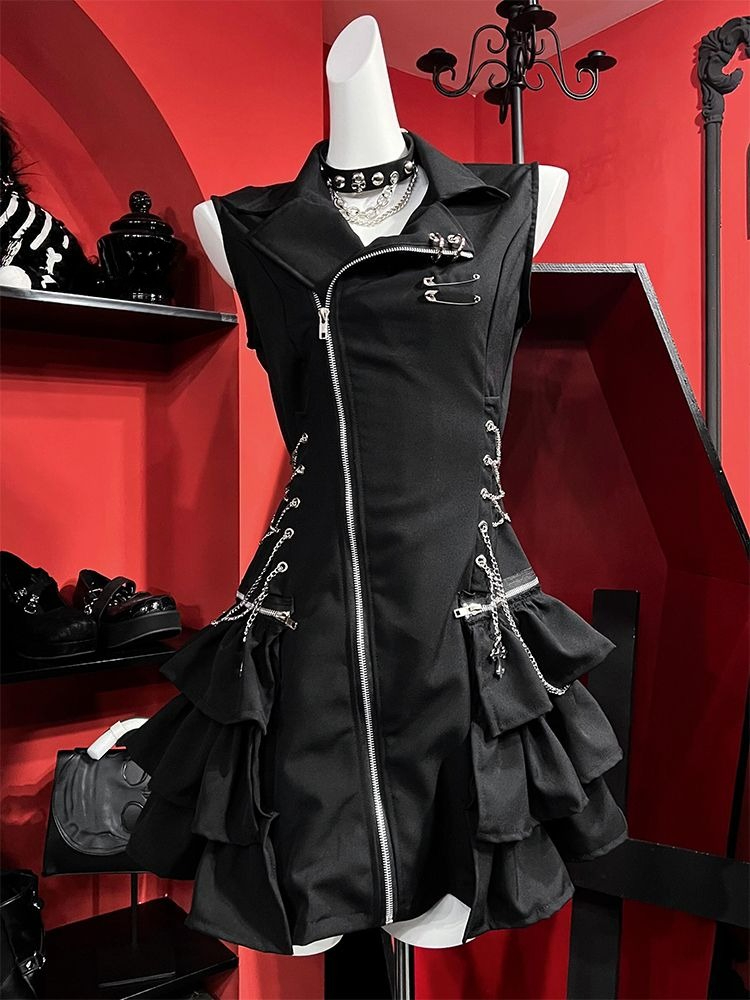 Gothic Sleeveless Short Mini D - огляд і ціна Vintage Fashion Subculture