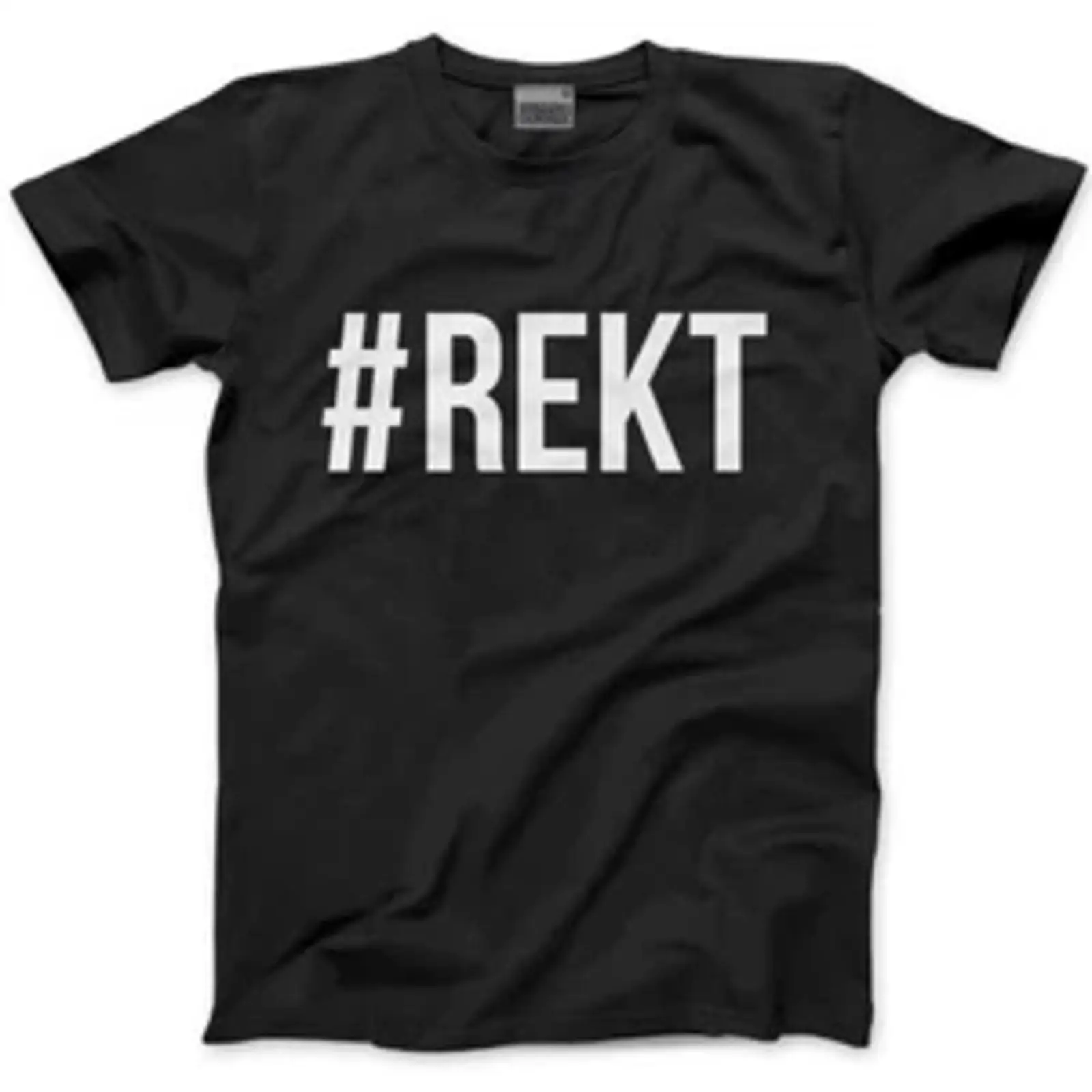 REKT Hashtag Wrecked Men's T S - огляд і ціна Vintage Fashion Hashtags