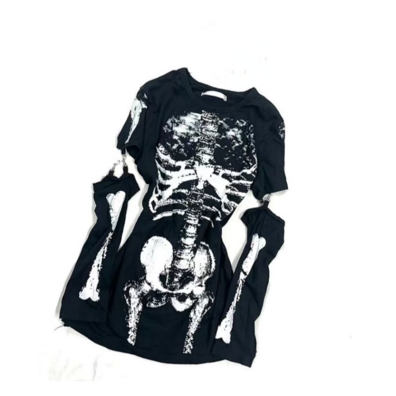 Japanese Gothic Skeleton Graph - огляд і ціна Vintage Fashion Subculture