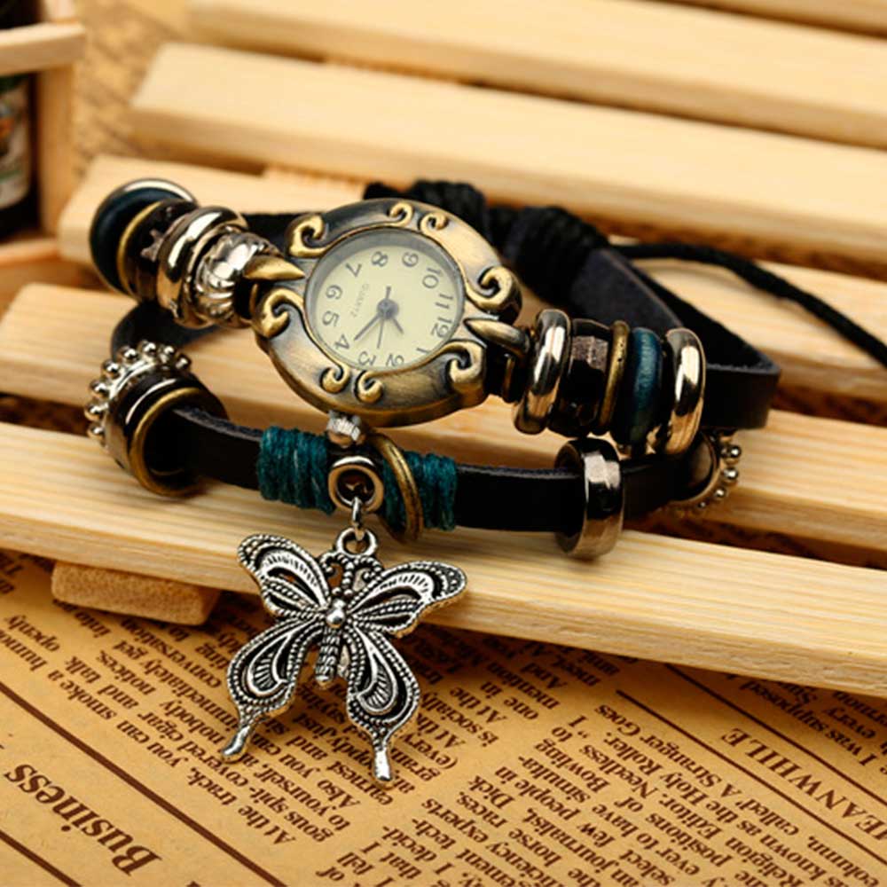 Handmade Butterfly Beads Brace - огляд і ціна Vintage Fashion Watches