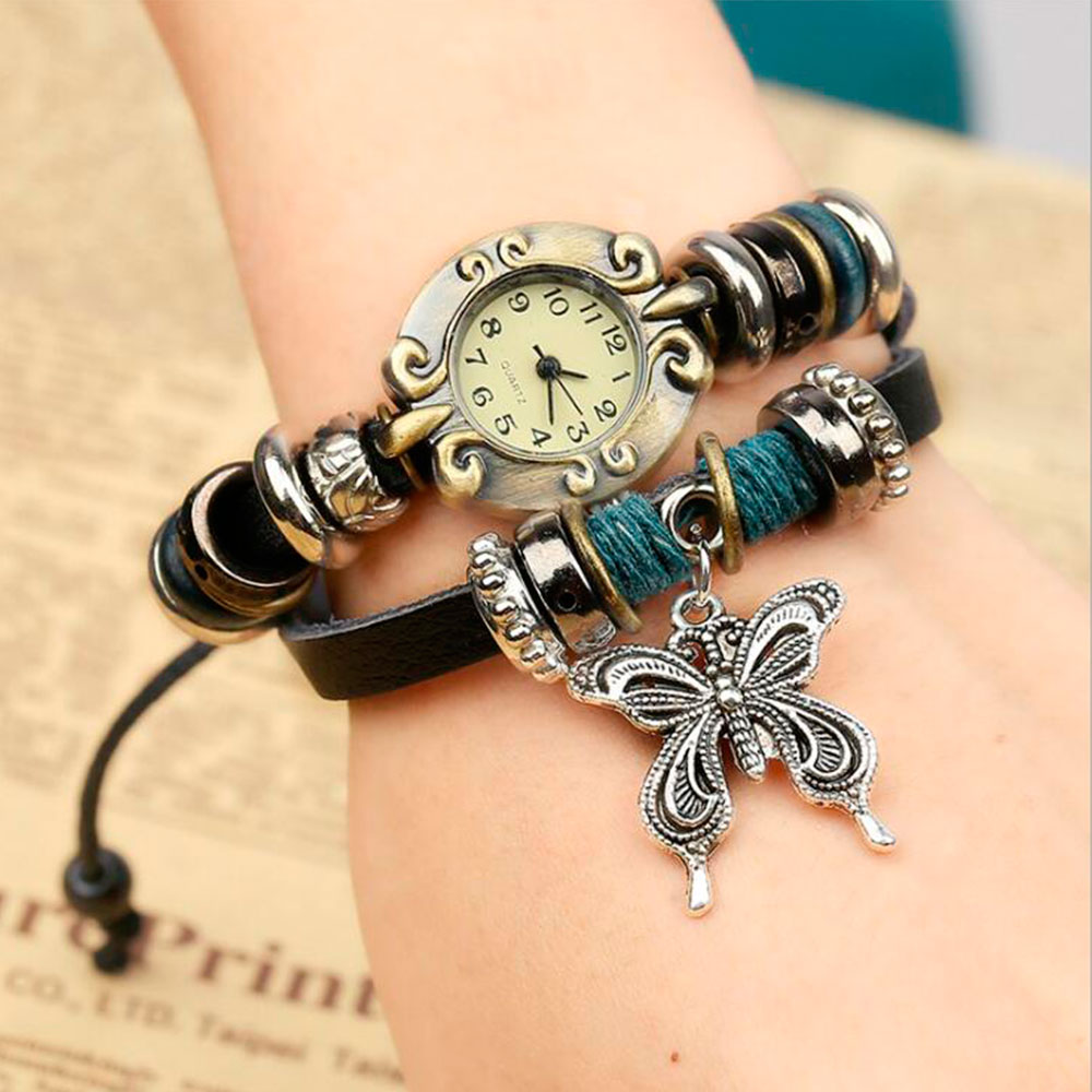 Handmade Butterfly Beads Brace - огляд і ціна Vintage Fashion Watches