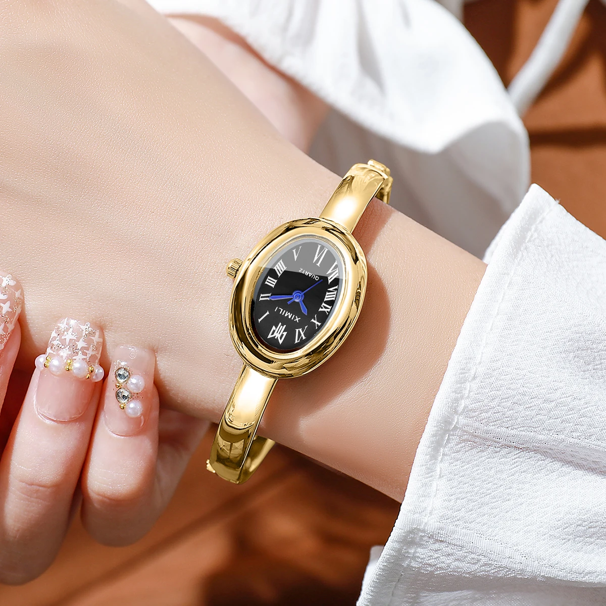 2026XIMILI Vintage Oval Bangle - огляд і ціна Vintage Fashion Watches