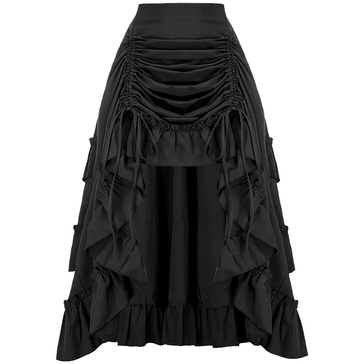 Ruffled High Waisted Long Vict - огляд і ціна Vintage Fashion Stores