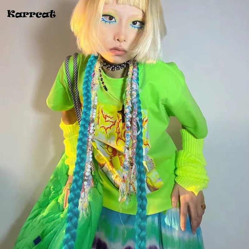 Karrcat Y2k Aesthetics T-shirt - огляд і ціна Tie Dye Shirt Vintage