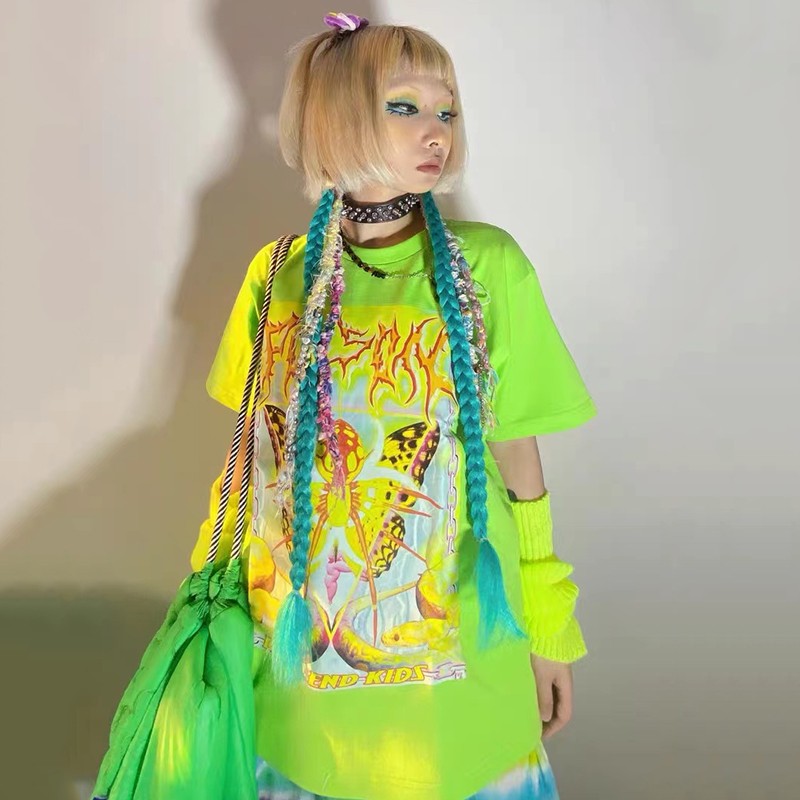 Karrcat Y2k Aesthetics T-shirt - огляд і ціна Tie Dye Shirt Vintage
