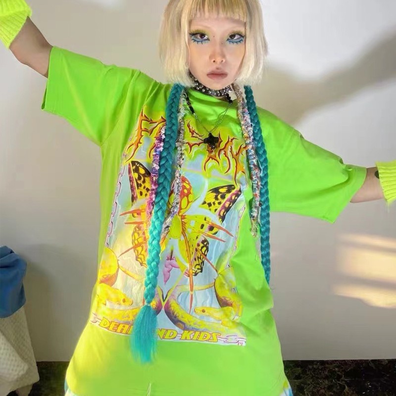 Karrcat Y2k Aesthetics T-shirt - огляд і ціна Tie Dye Shirt Vintage