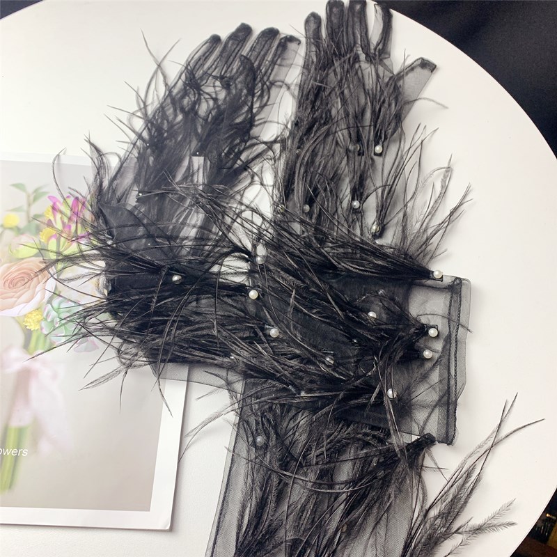 Women's Elegant Black Feather  - огляд і ціна Vintage Fashion Photographers