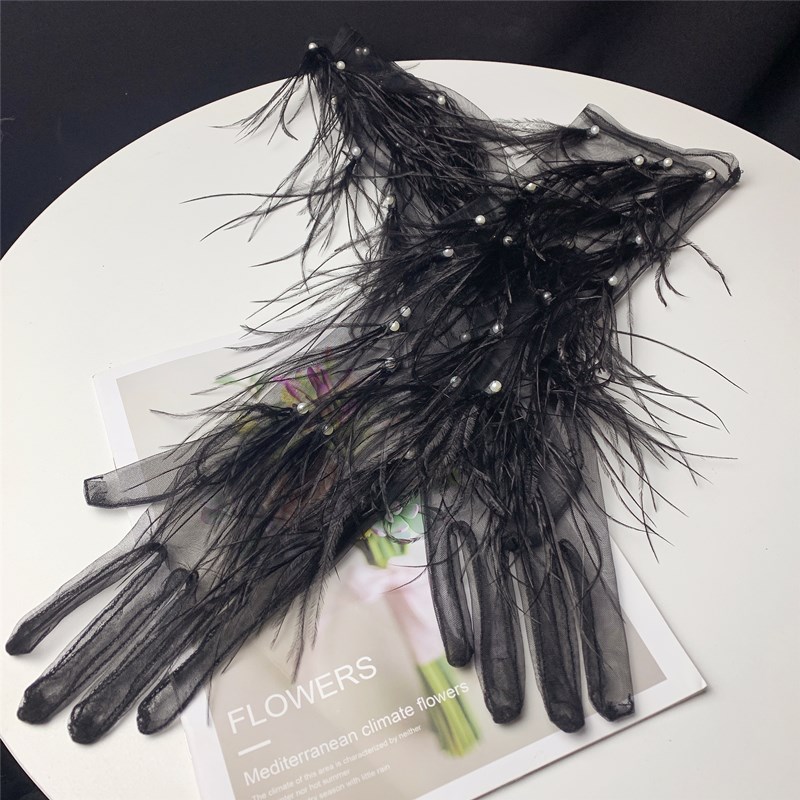 Women's Elegant Black Feather  - огляд і ціна Vintage Fashion Photographers