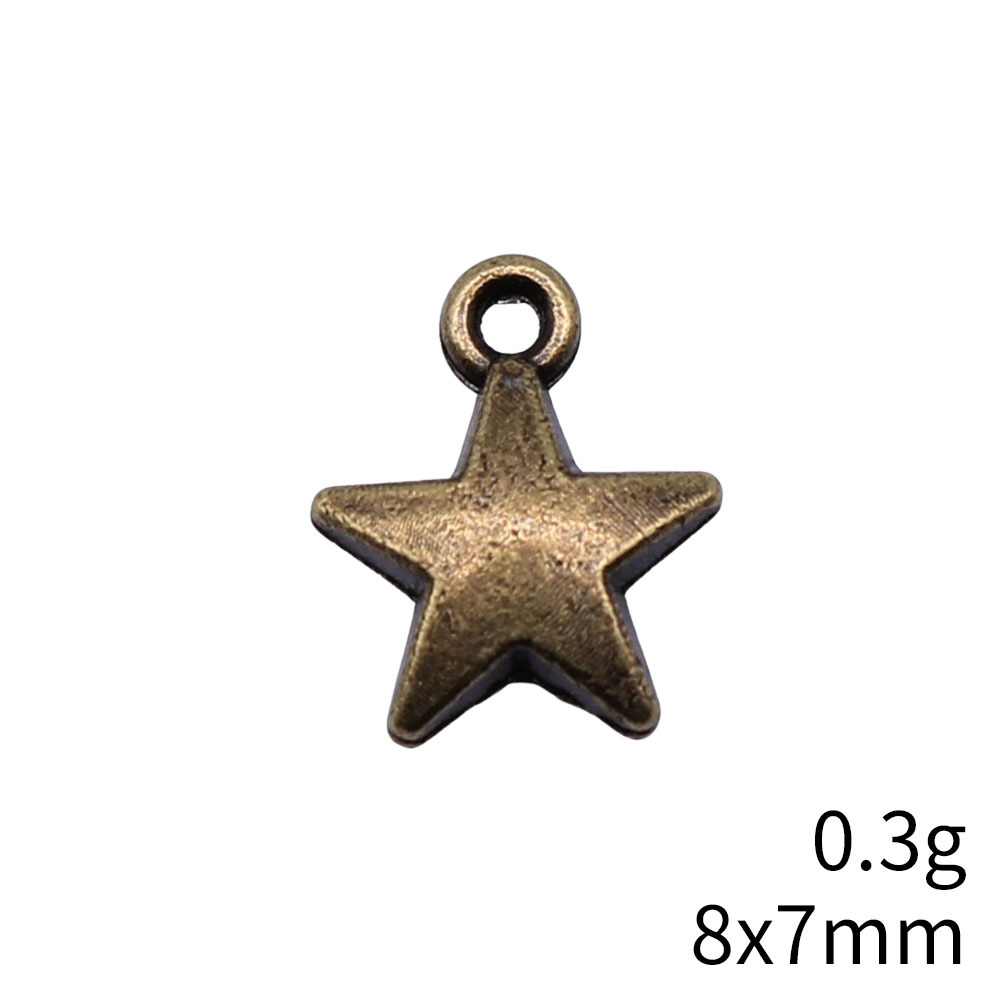40pcs 8.6x7.1mm 2 Colors Antiq - огляд і ціна Vintage Fashion Stores