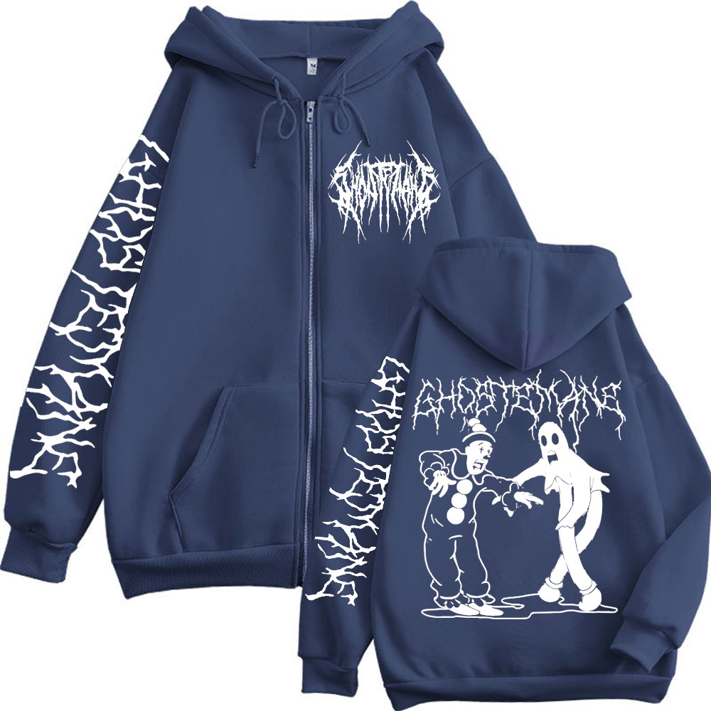 Ghostemane Print Zipper Hoodie - огляд і ціна Vintage Fashion Pop Up
