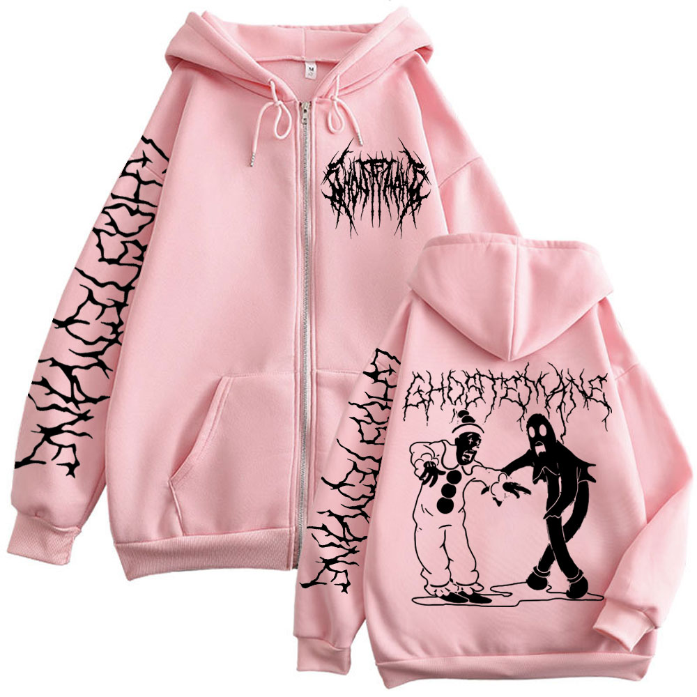 Ghostemane Print Zipper Hoodie - огляд і ціна Vintage Fashion Pop Up