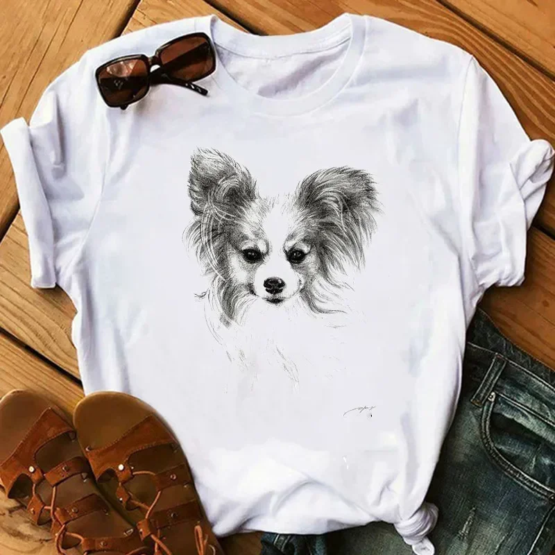 Papillon Dog Golden Retriever  - огляд і ціна Tie Dye Shirt Vintage