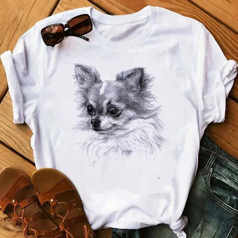 Papillon Dog Golden Retriever  - огляд і ціна Tie Dye Shirt Vintage